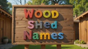 wood shed names