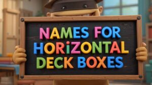 horizontal deck box name