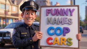 funny names for cop cars