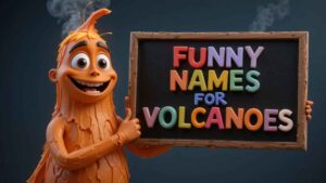 funny names for volcanoes