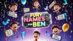 funny names for ben