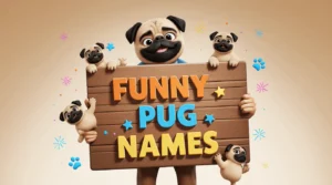 funny pug names​