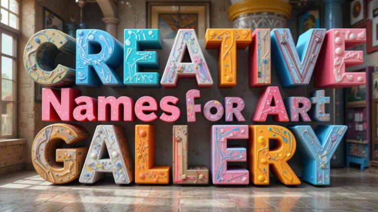 creative names for art gallery