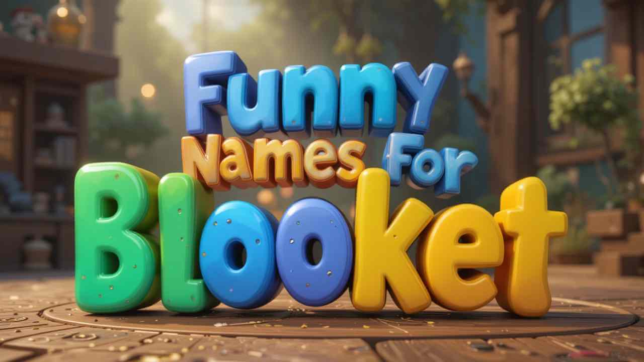 funny names for blooket