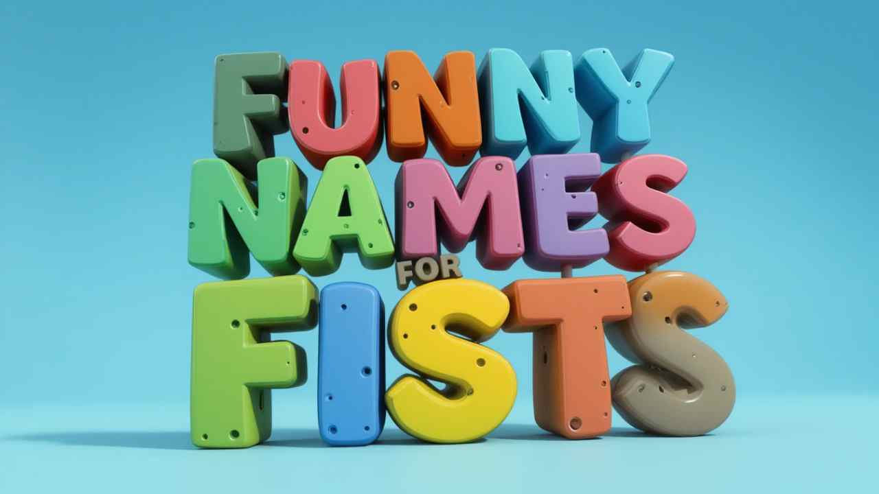 funny names for fists