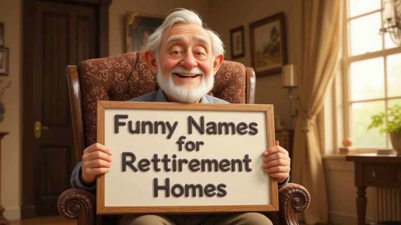 funny names for retirement homes