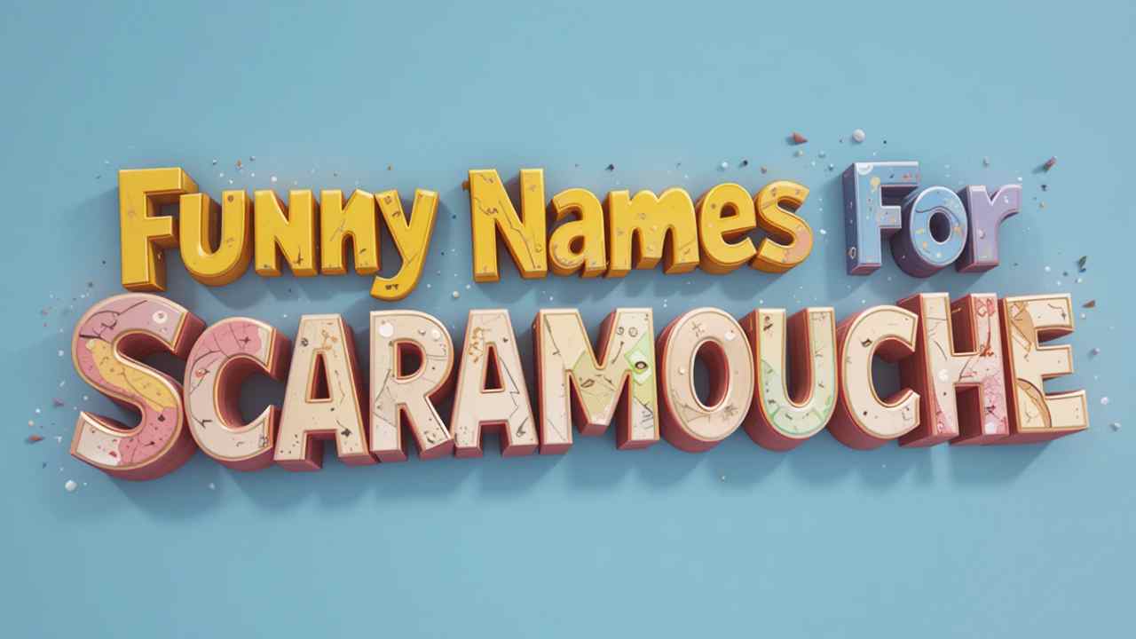 funny names for scaramouche