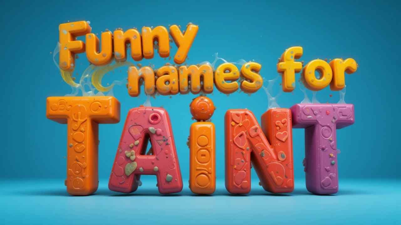 funny names for taint