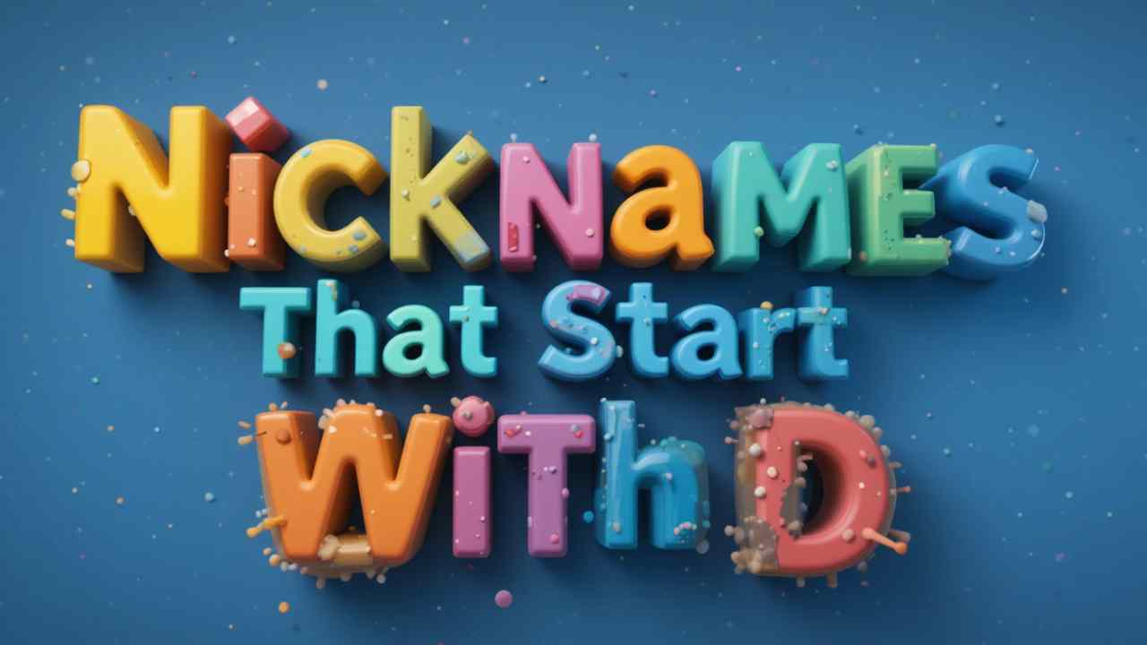 nicknames that start with d