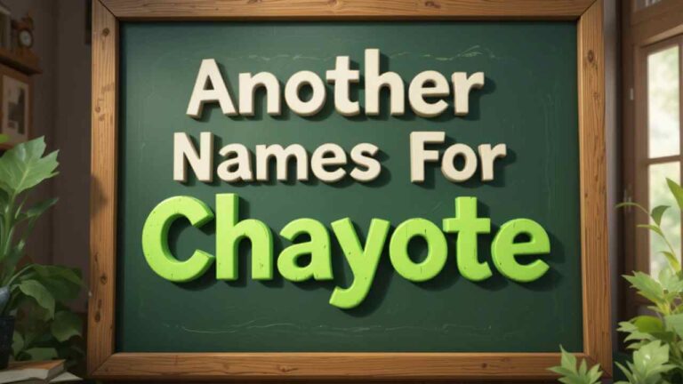 another name for chayote