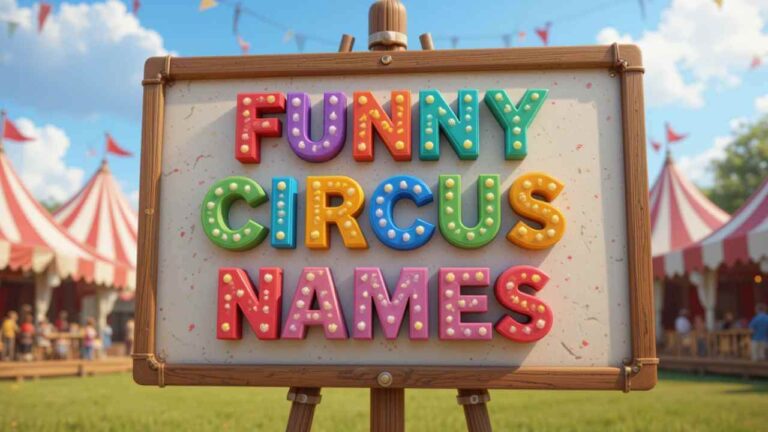 funny circus names