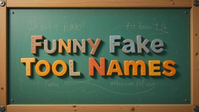 funny fake tool names