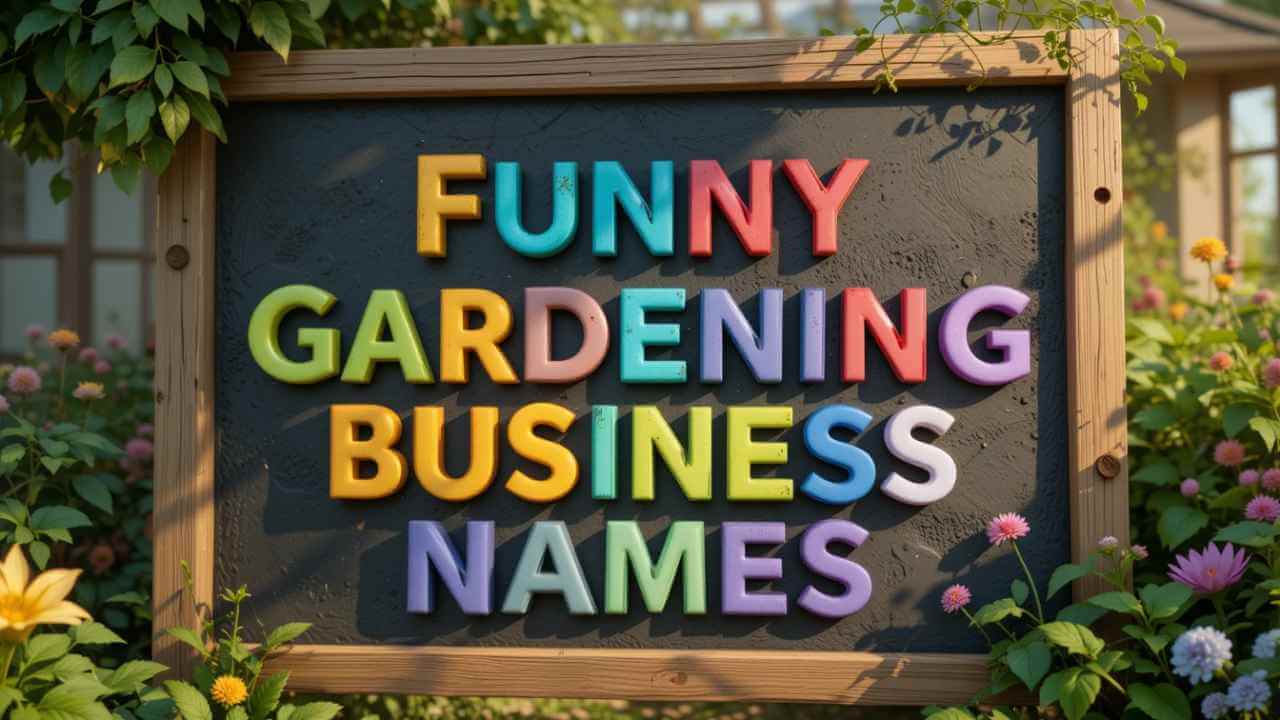 funny gardening business names