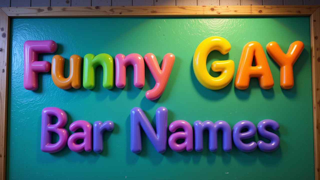 funny gay bar names