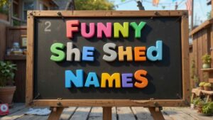 funny she shed names