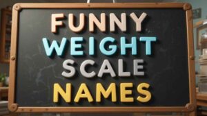 funny weight scale names