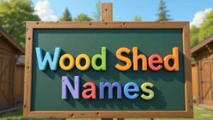 wood shed names