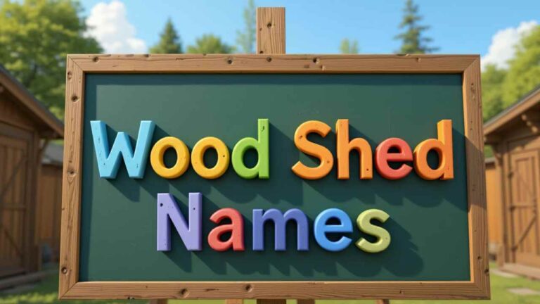 wood shed names