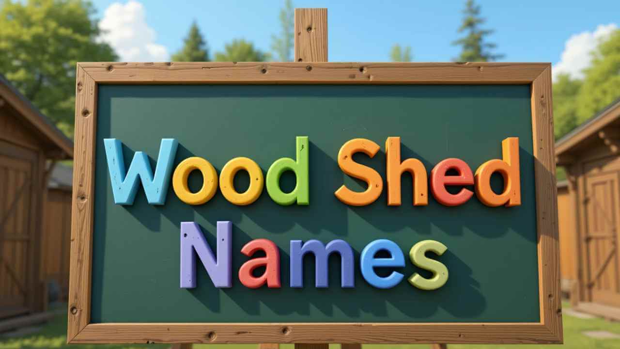 wood shed names