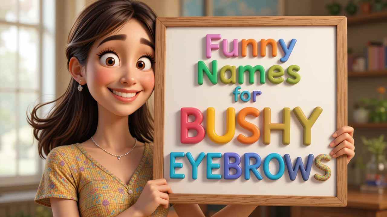 funny names for bushy eyebrows