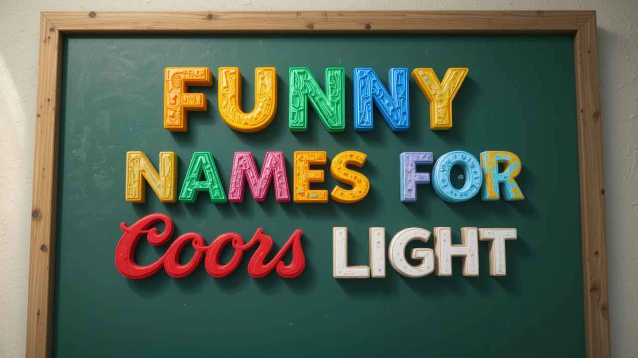 funny names for coors light