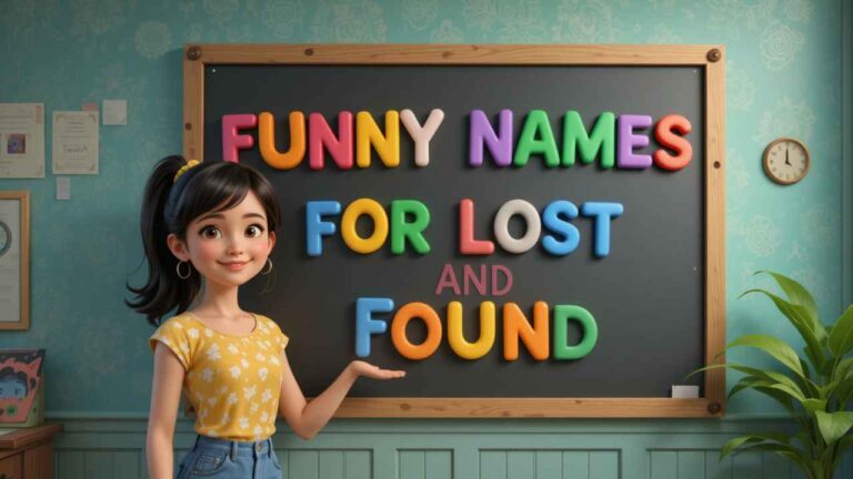 funny names for lost and found