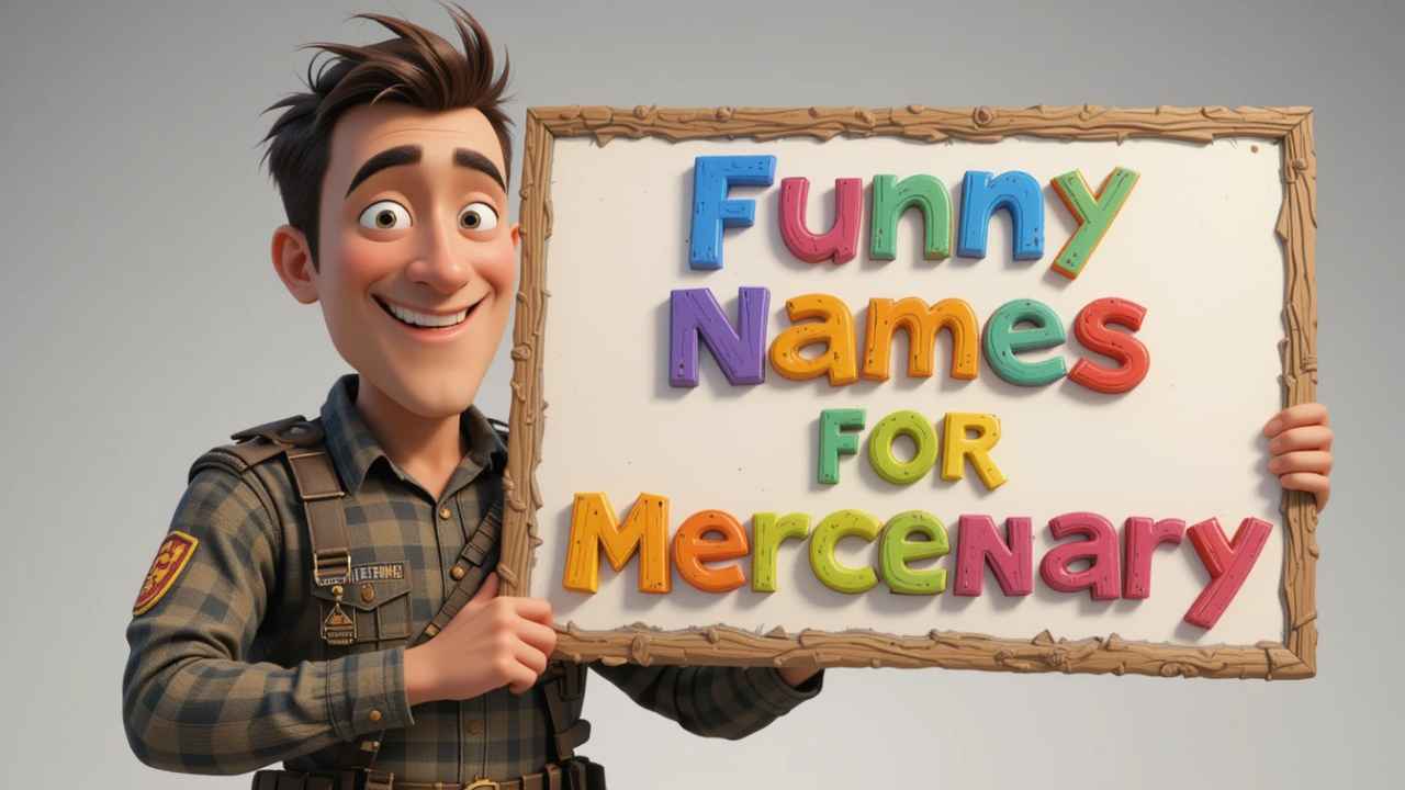 funny names for mercenary