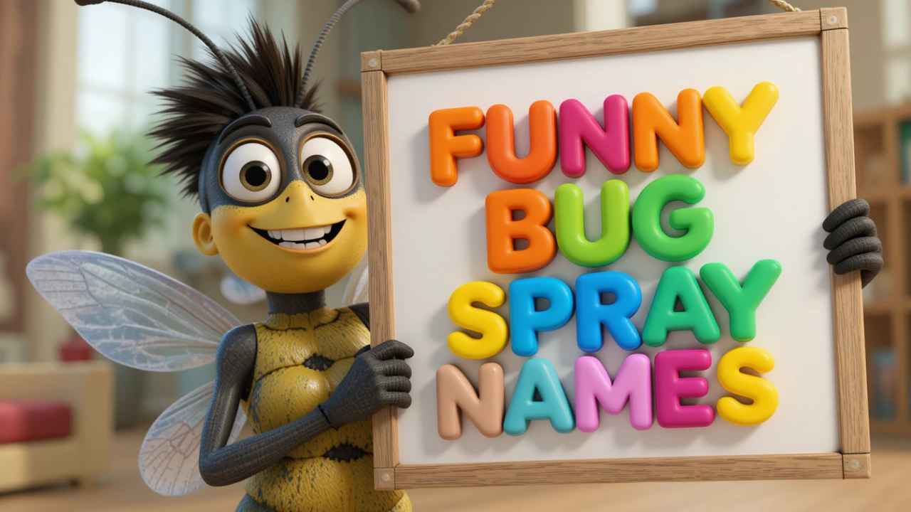 funny bug spray names