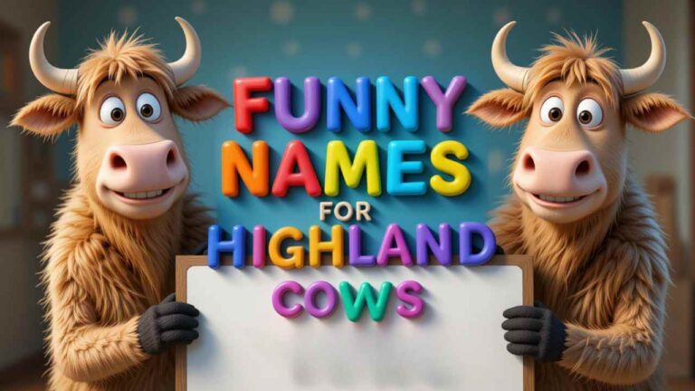 funny names for highland cows
