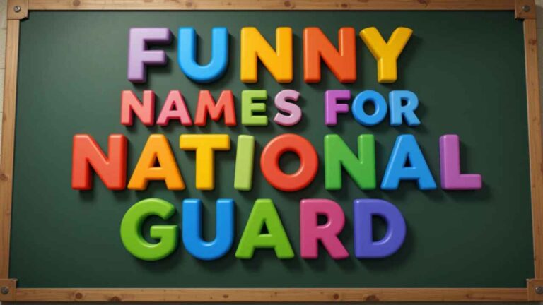 funny names for national guard