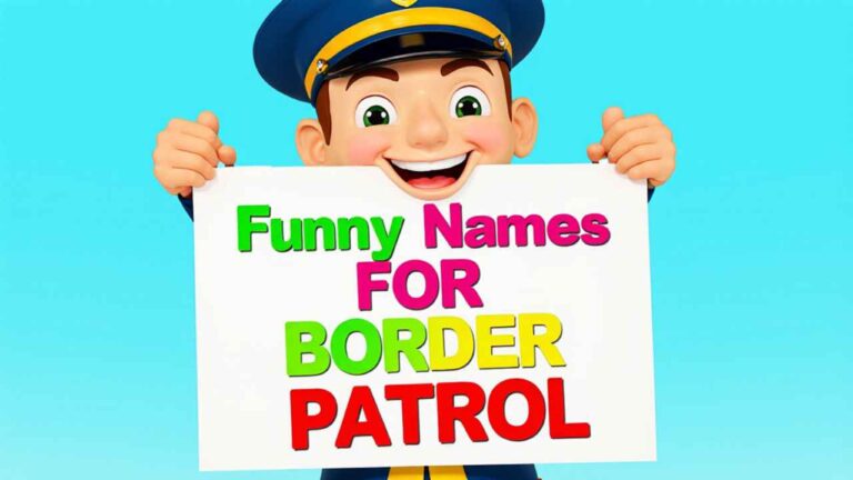 funny names for border patrol