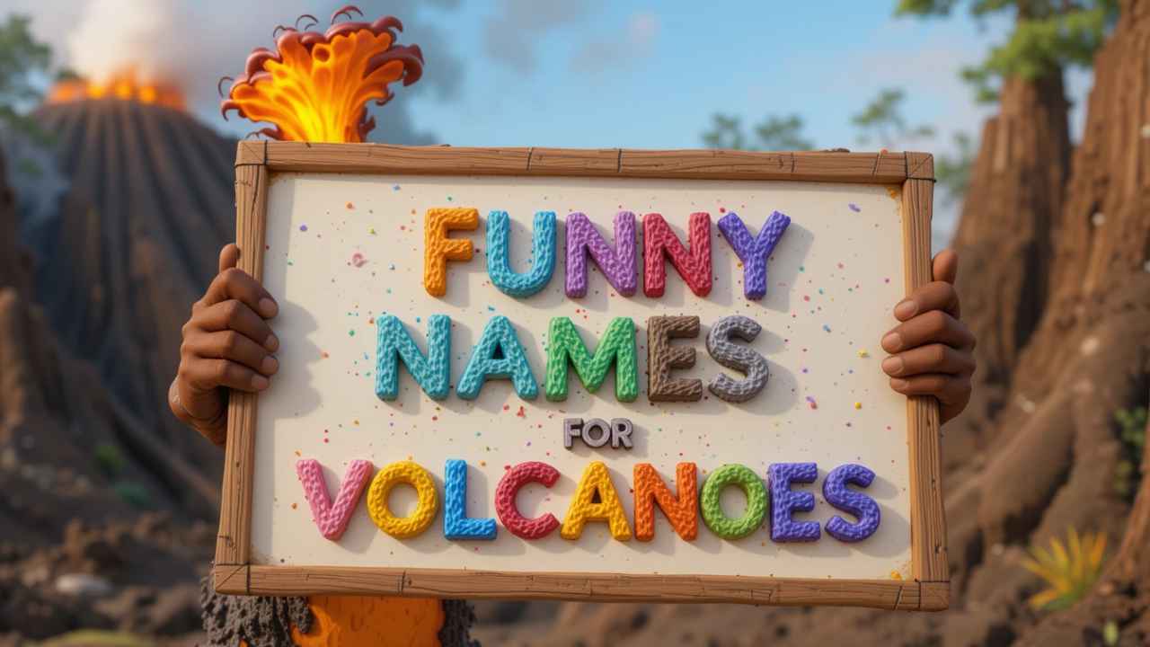 funny names for volcanoes
