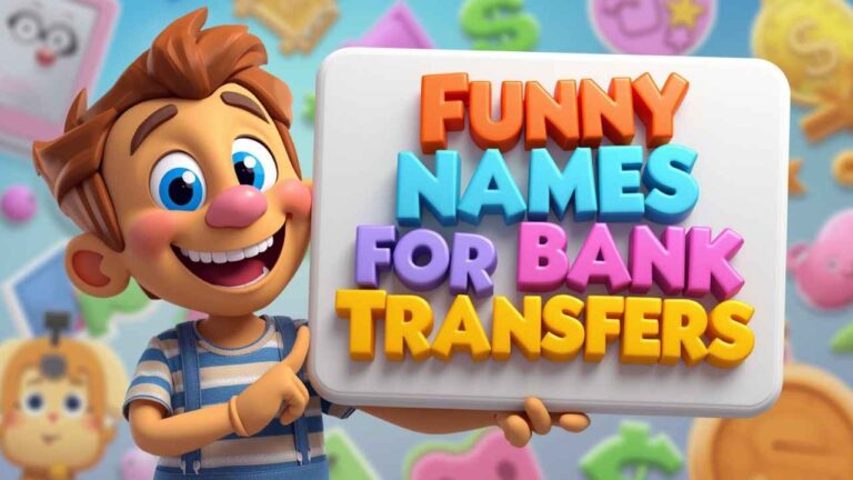 funny names for bank transfers