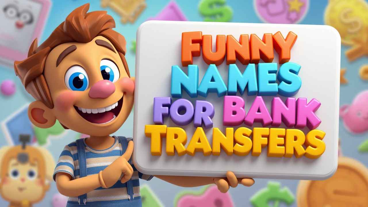 funny names for bank transfers