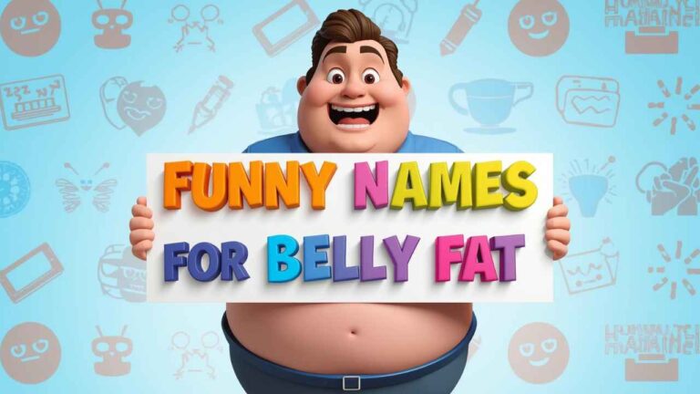funny names for belly fat