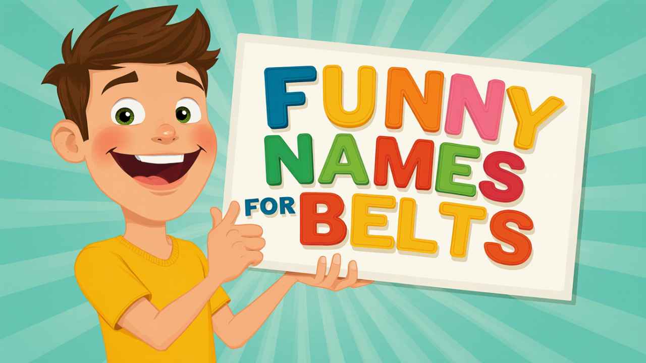 funny names for belts