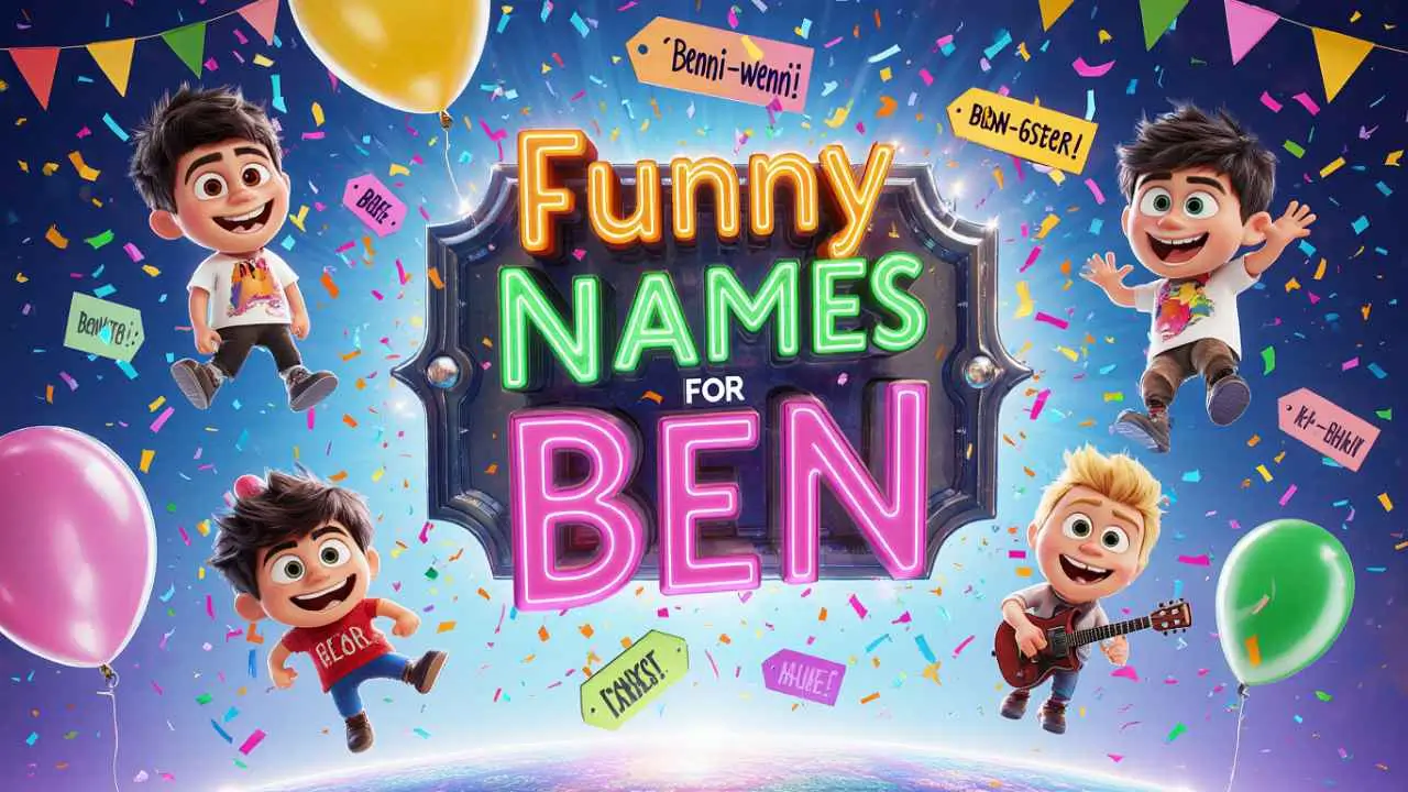 funny names for ben