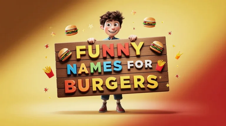 funny names for burgers