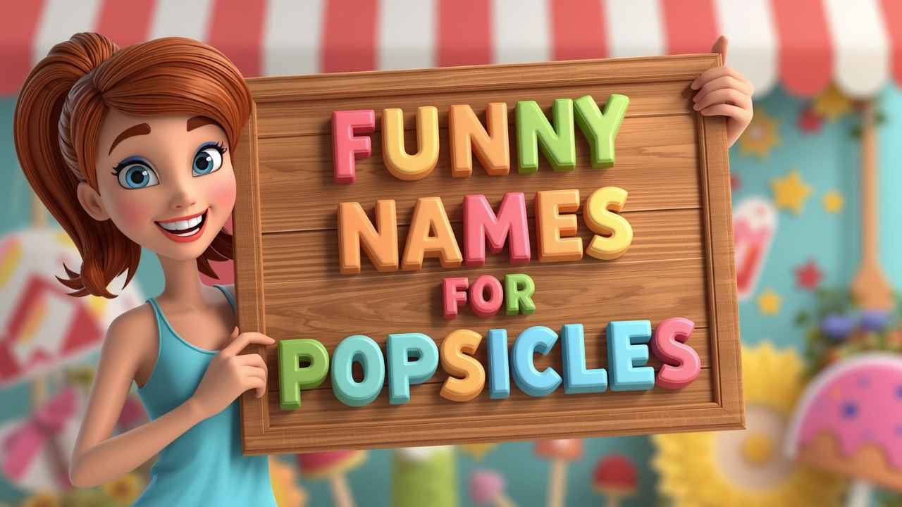 funny names for popsicles