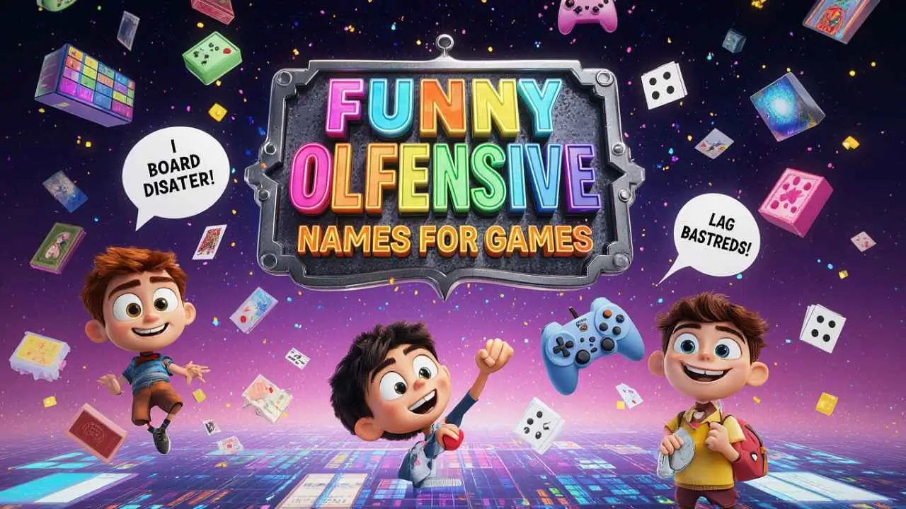 funny offensive names for games