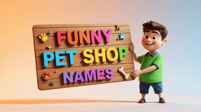 funny pet shop names