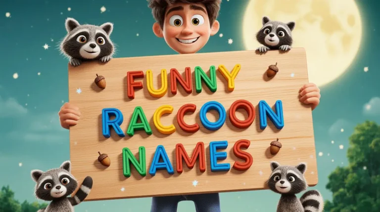 funny raccoon names