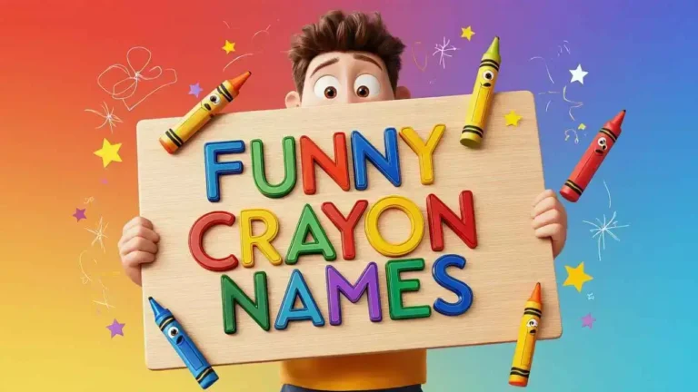 funny crayon names