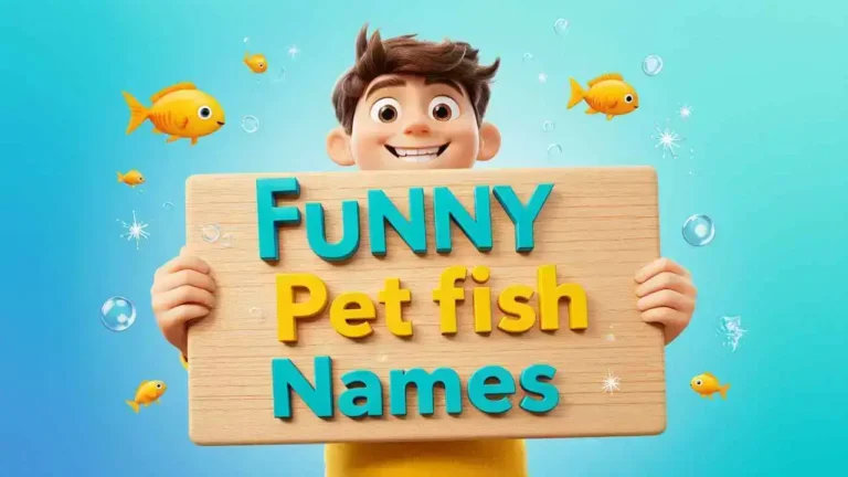 funny pet fish names